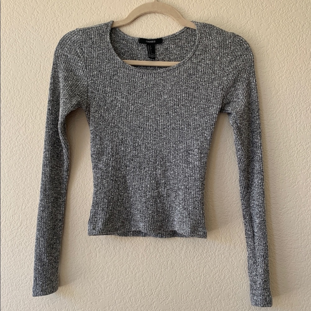 Forever 21 Grey Top